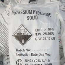 Industrial grade potassium hydroxide flakes used for desulfurization of papermaking